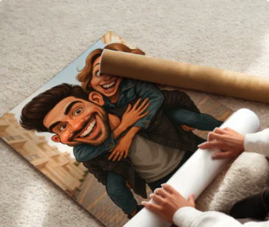 Unframed poster shipped in a tube